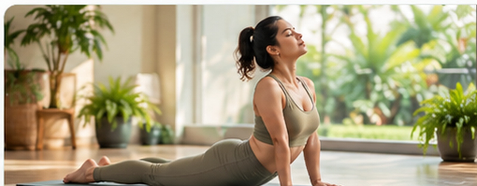 Wellbeing yoga session